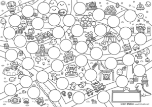 新幹線、自動車、スイーツのトイトレシール台紙を無料ダウンロード2019.10.26 追加更新ハハハチブンメ