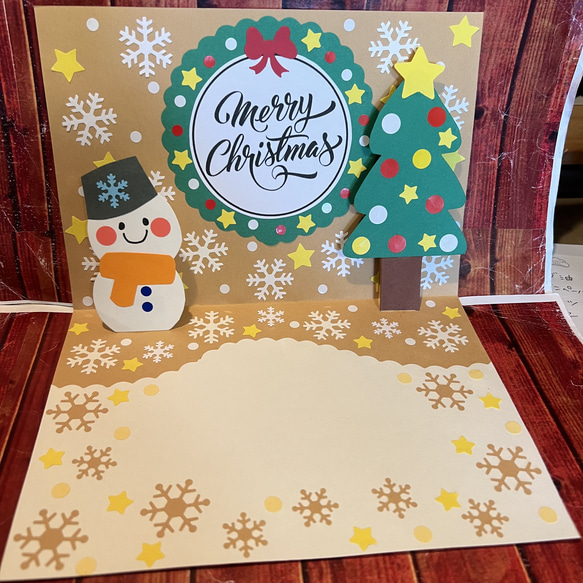 クリスマス 折り紙 １枚で簡単なメッセージカード🎀How to make messagecard 카드 卡片 कार्ड カード りぼん card 折り方 おりがみ origami 摺紙 종이접기