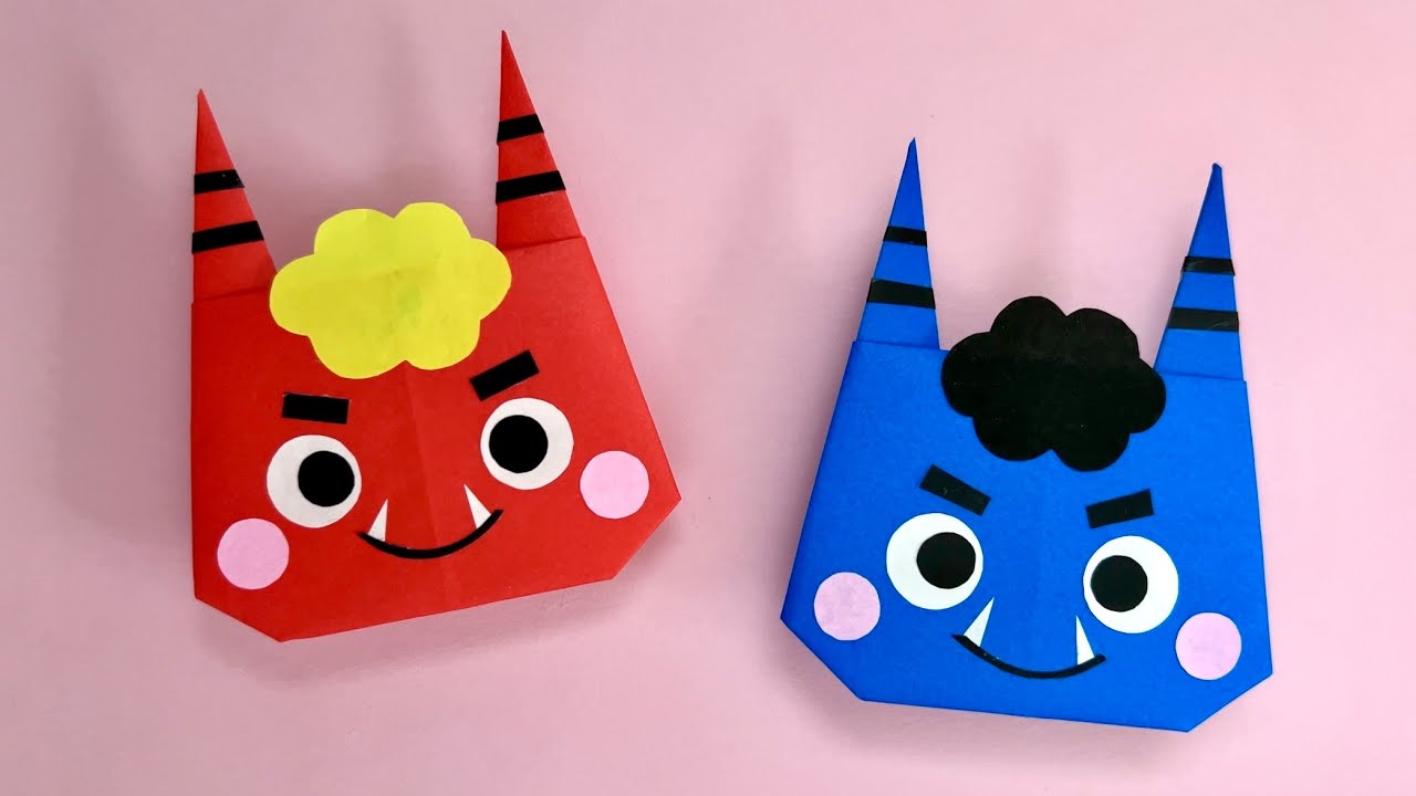 折り紙イワシの折り方・作り方は簡単♪節分にヒイラギと一緒につくろう！│子供と楽しむ折り紙・工作