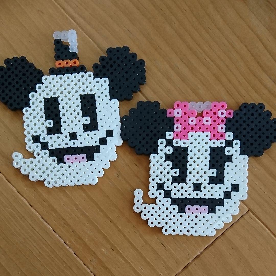 アイロンビーズ ハロウィンをアイロンビーズで作ろう！ガーランド、リース、スタンドetcの作り方動画 - ぬんびりぶろぐ