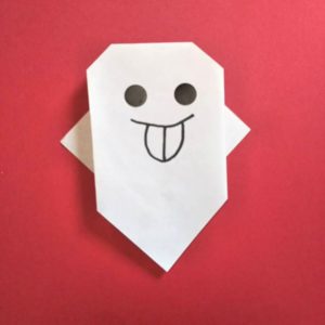 ハロウィン折り紙 1分で簡単！おばけの作り方 Halloween Origami Let's Make 