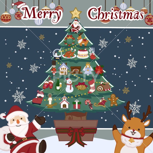 クリスマス 壁紙背景 - No: 30690824写真素材なら「写真AC」無料 フリー ダウンロードOK