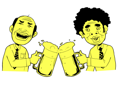 かわいい＆ゆるいイラスト素材 飲み会・お酒・ビールなどアルコール ビジネス 商用 にも♪ – おからドーナツとピクニック