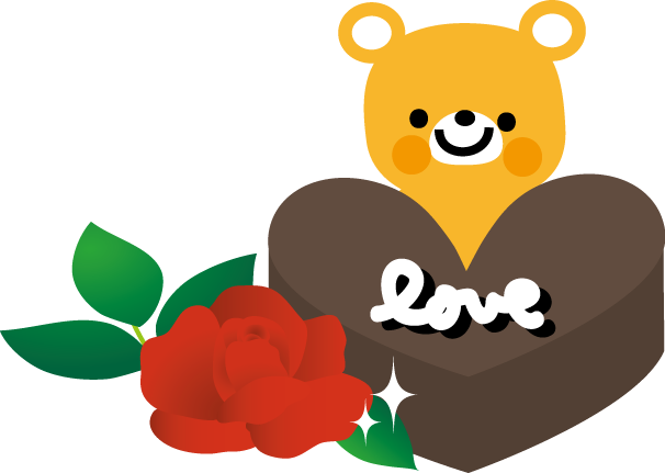 バレンタインのイラスト特集