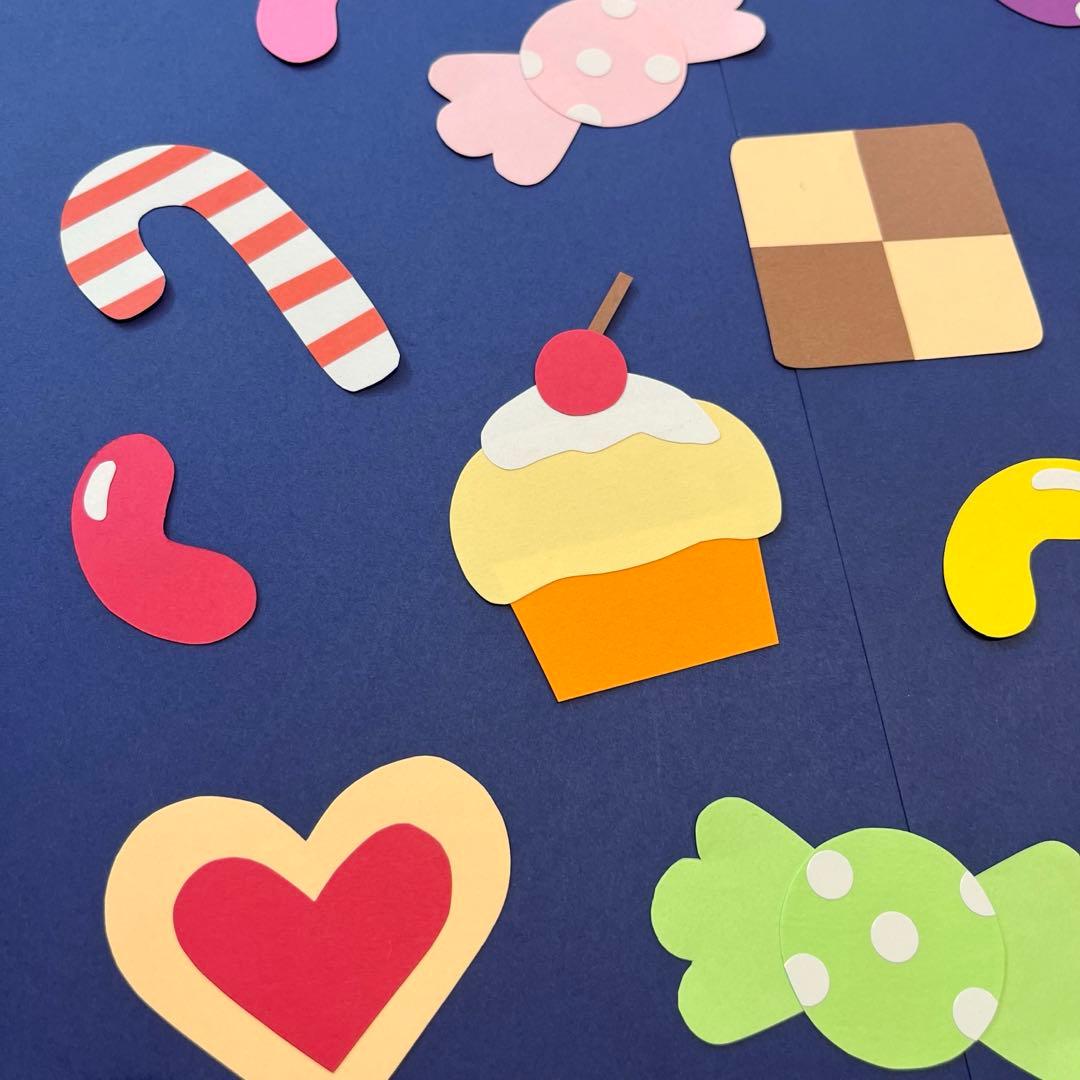 10月 ハロウィン オバケ お菓子 壁面 保育 大きな壁面飾り☆ハロウィン☆おばけ お菓子 かぼちゃ 秋 幼稚園保育園施設病院ウォールステッカー・ウォールデコ kirakirapikapika 通販 6059139Creema クリーマ