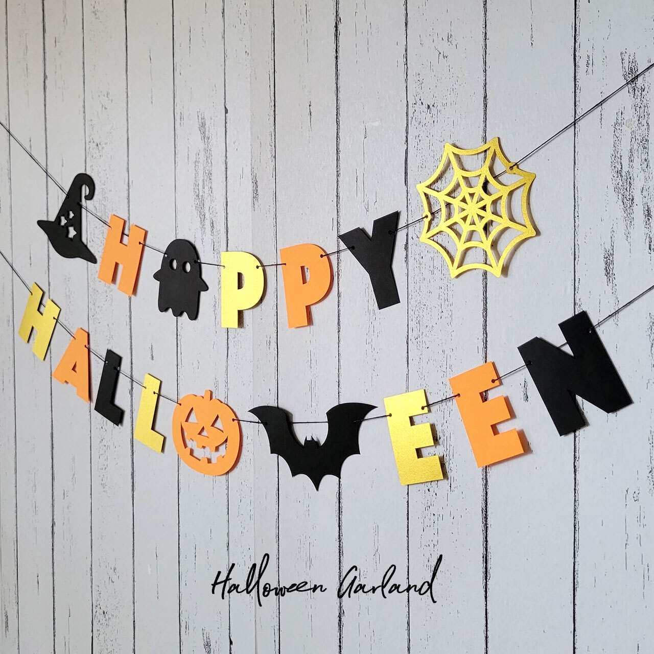 折り紙 ハロウィンガーランド🎃Halloween Garland - YouTube