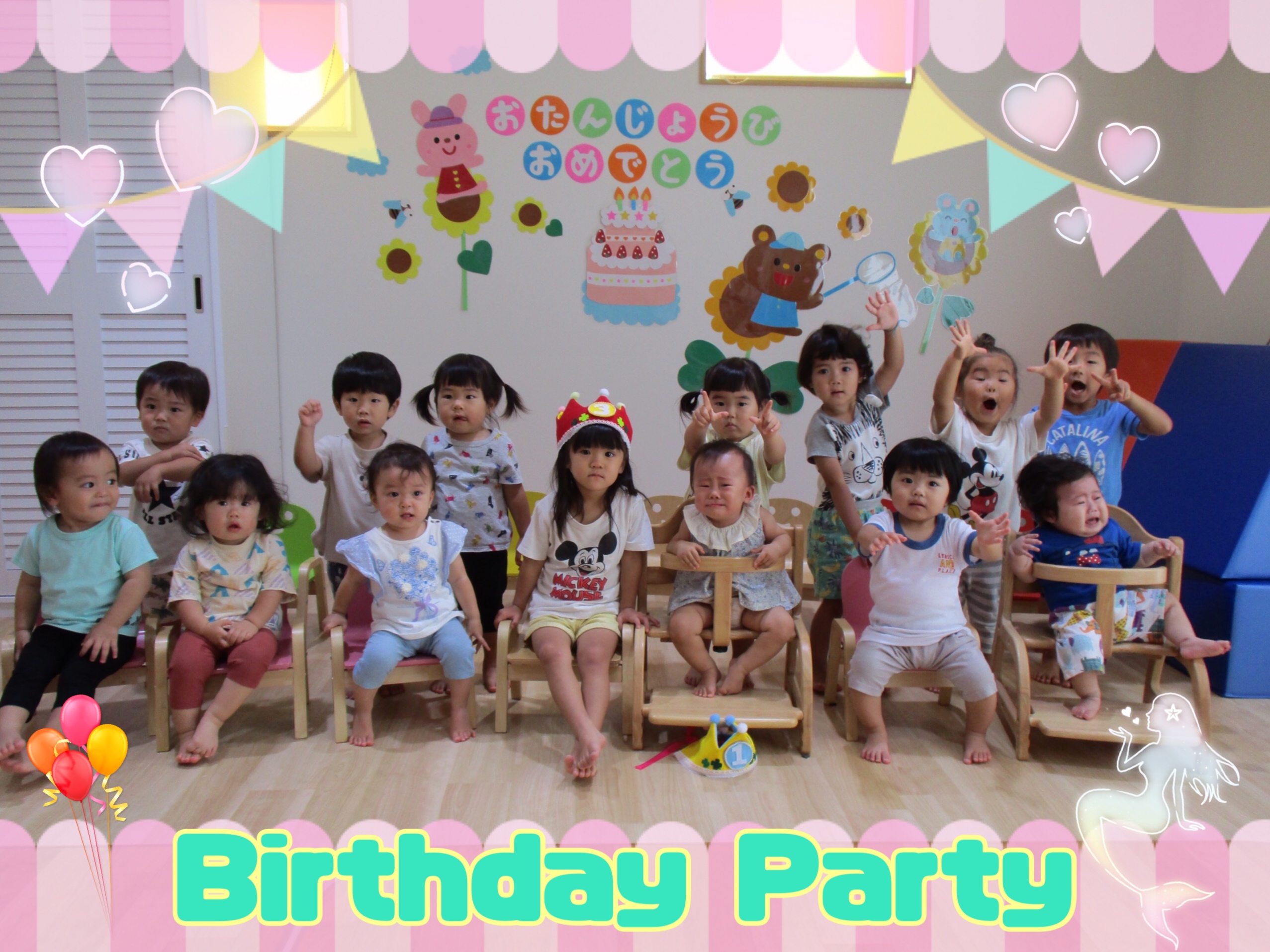 8月の誕生会でアンダーザシーの楽しいダンス♬