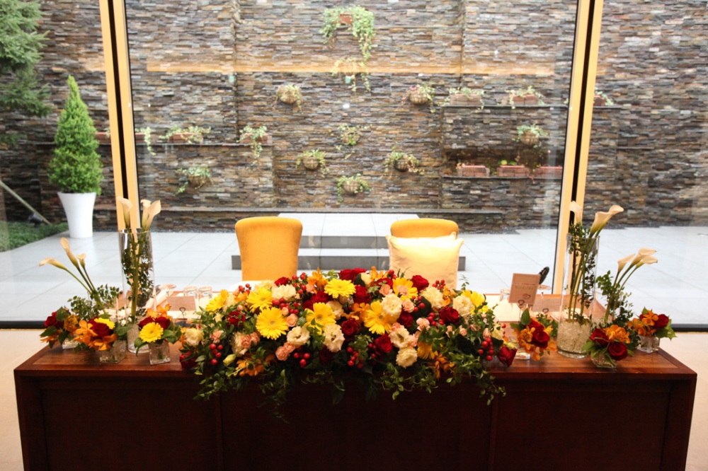 実例あり 秋の結婚式にピッタリな会場装花・テーブルコーディネート集結婚ラジオ結婚スタイルマガジン