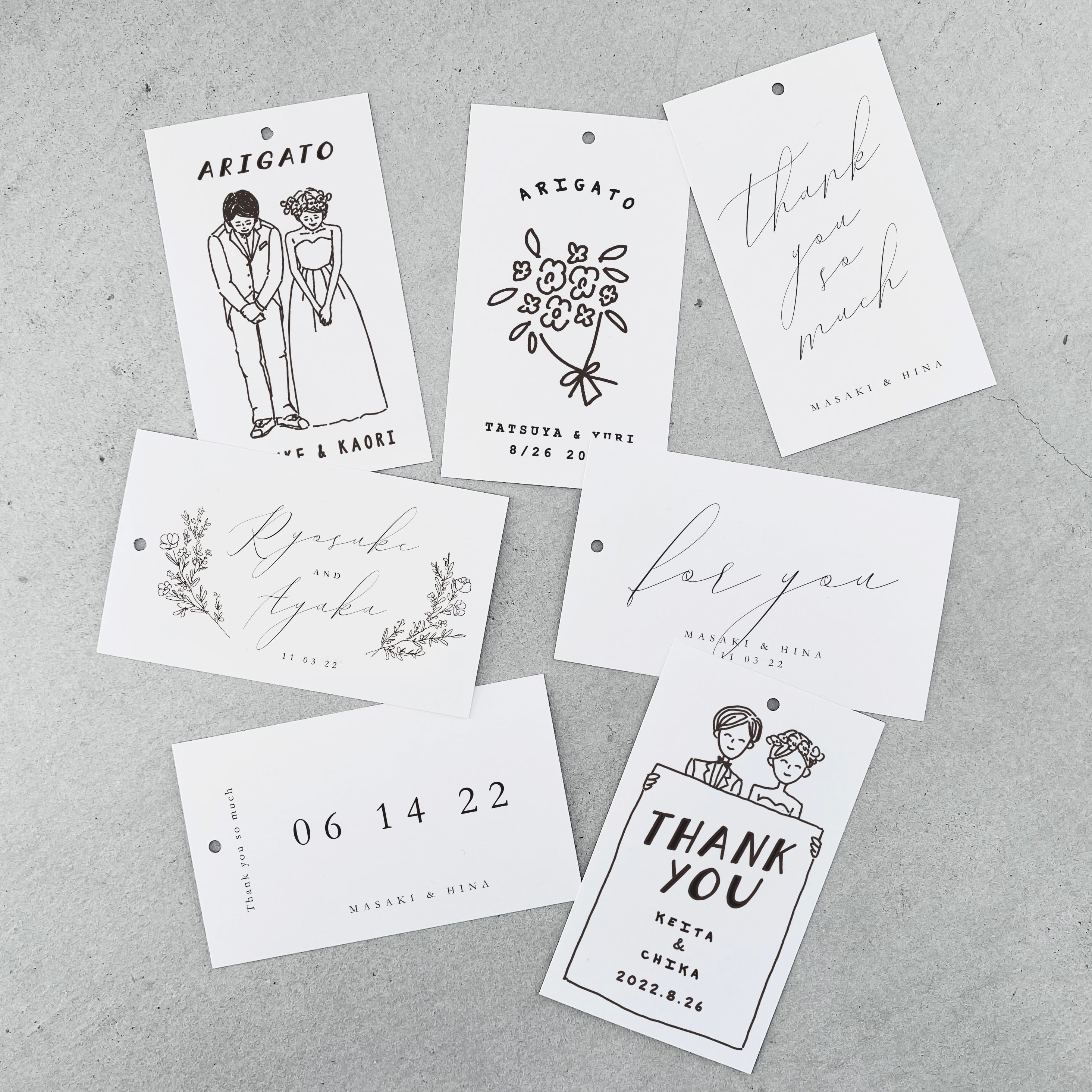 サンキュータグのおしゃれな実例20選！先輩カップルのアイデアを参考にしよう結婚ラジオ結婚スタイルマガジン