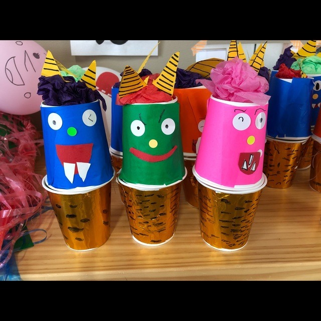 節分 豆入れ 製作 紙皿TikTok