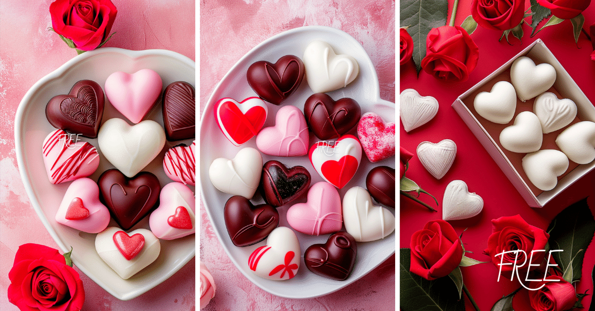 リボンとハートのクッキー バレンタイン の無料の写真素材 - ID.34838フリー素材 ぱくたそ