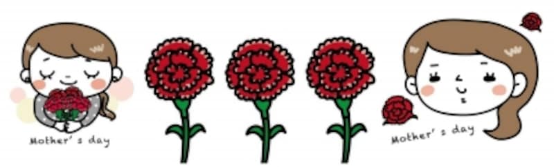 母の日 簡単おしゃれなカーネーションの手作りメッセージカードの描き方マイルドライナー お花 手書きHow to draw mother's daycard ideas - YouTube