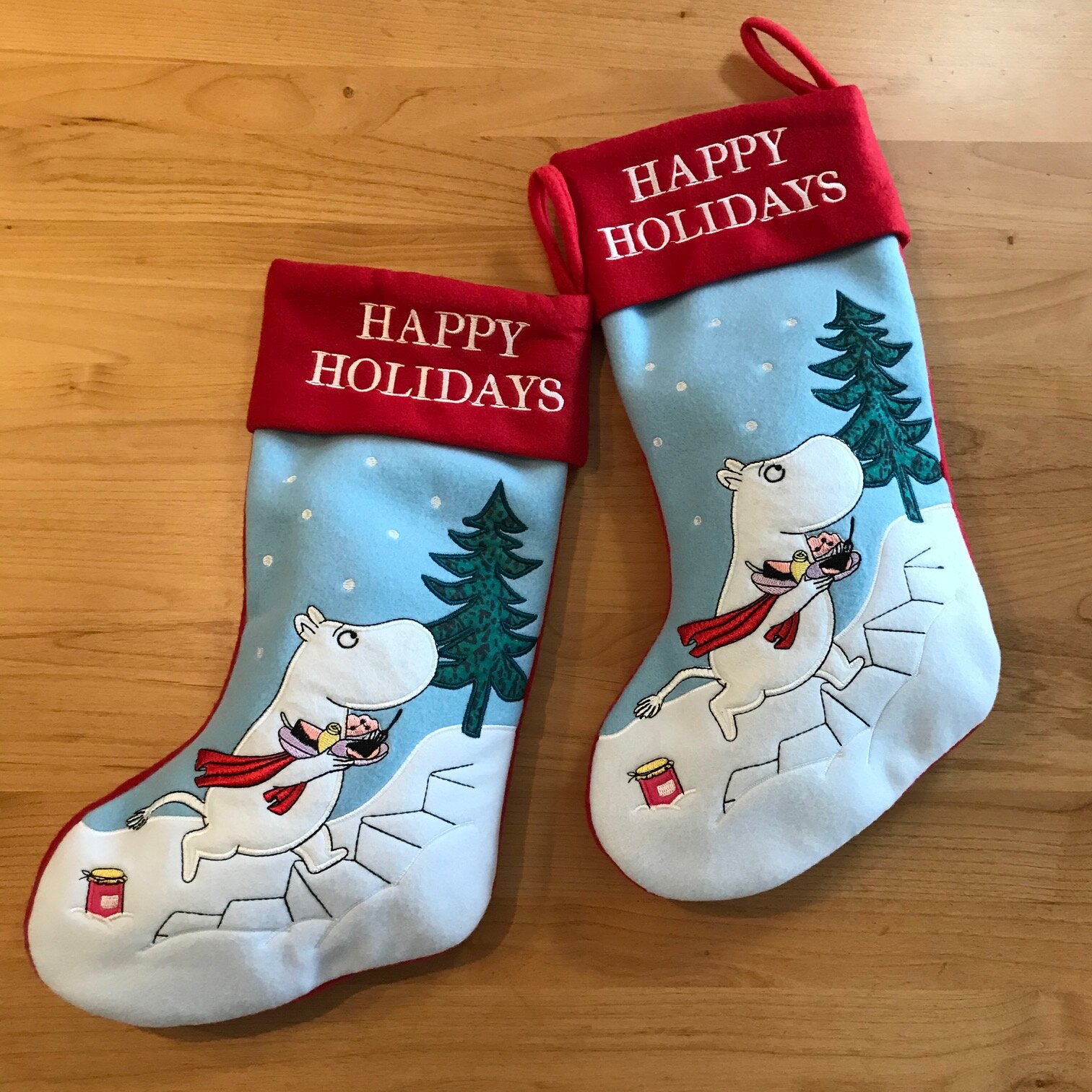 カルディクリスマスメロディソックス靴下2色2種類セット