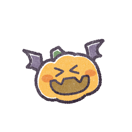 ハロウィンのかわいいイラスト カボチャ・シルエット6カット- イラストくん
