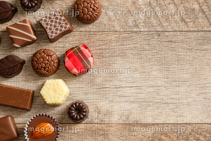 季節のフリー素材 商用利用可 透過PNG - 冬 バレンタイン チョコレート ハート リボン トリュフPlus Free Material