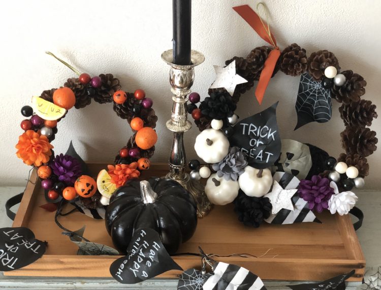ハロウィンリースハンドメイド❤️①