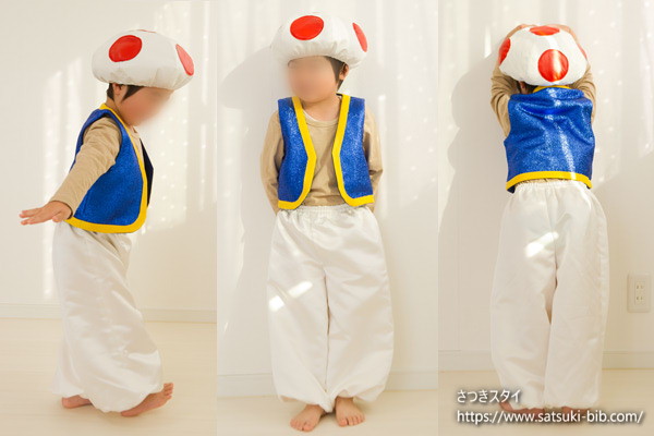 ドラキュラマント100均材料３つで簡単DIY 製作30分！こどものハロウィン衣装手作り💖 - kuchakunのブログ：注文住宅と庭と家族の育児記録