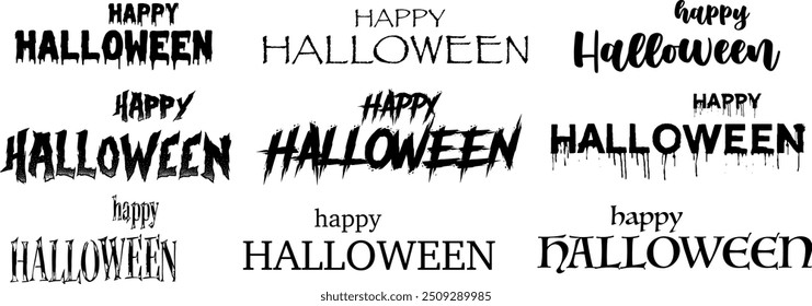 簡単 かわいいハロウィン文字アレンジ デコ文字Halloween letters design