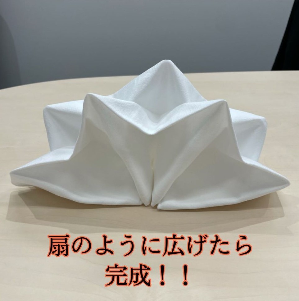 こだわるならとことん！テーブルコーディネートで使えるナフキンの折り方集♪ピア花－PIAHANA－