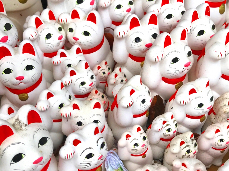 今戸神社・「招き猫」
