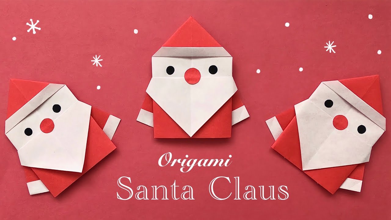 折り紙 サンタクロースの折り方２