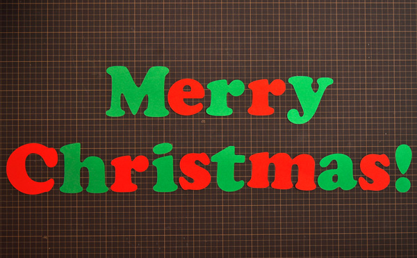壁面飾りメリークリスマス文字 12月 画用紙 クリスマス 壁面 飾り 文字バナー ペーパークラフトの通販