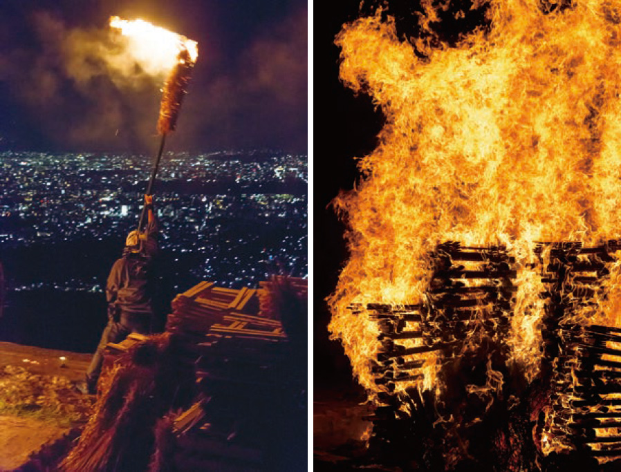 平泉大文字送り火 │ まつり・イベント │ ひらいずみナビ
