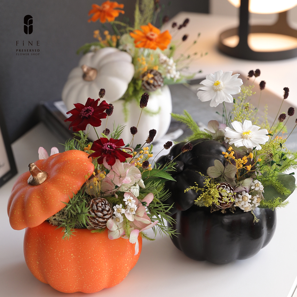 Halloween Arrangement01 〜ハロウィンアレンジメント01〜 ハロウィンにぴったりなフラワーアレンジメントをつくるアイディア