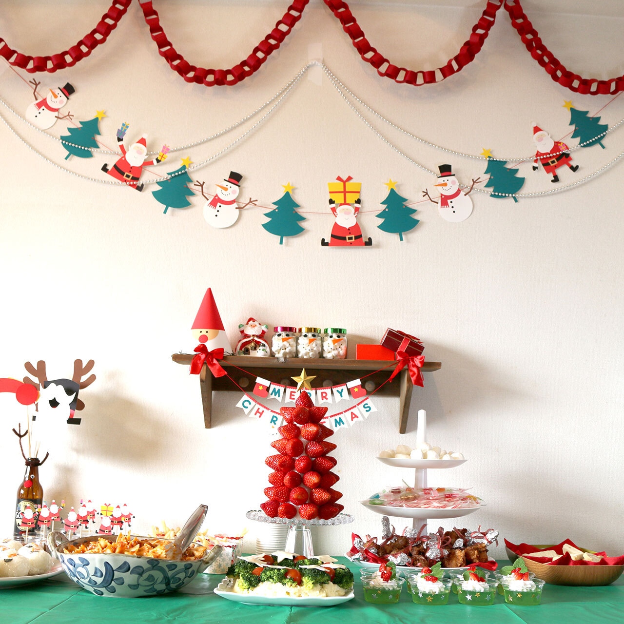 子供と一緒にできる！手作りするかわいいクリスマスの飾り付けおはママ