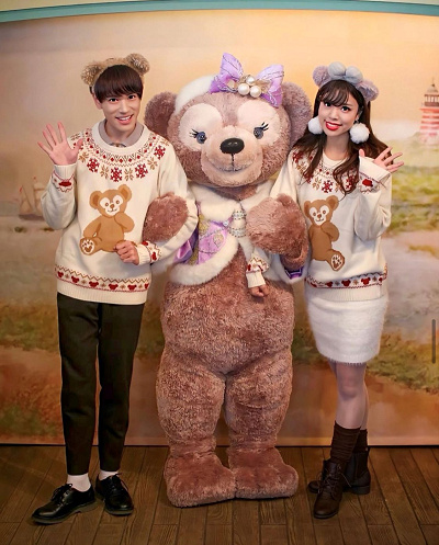 ディズニーカチューシャ ミッキー &ミニーペアカップル