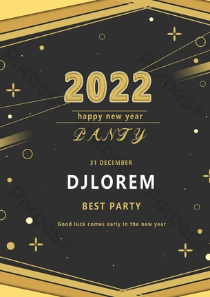 無料忘年会チラシテンプレートCanva