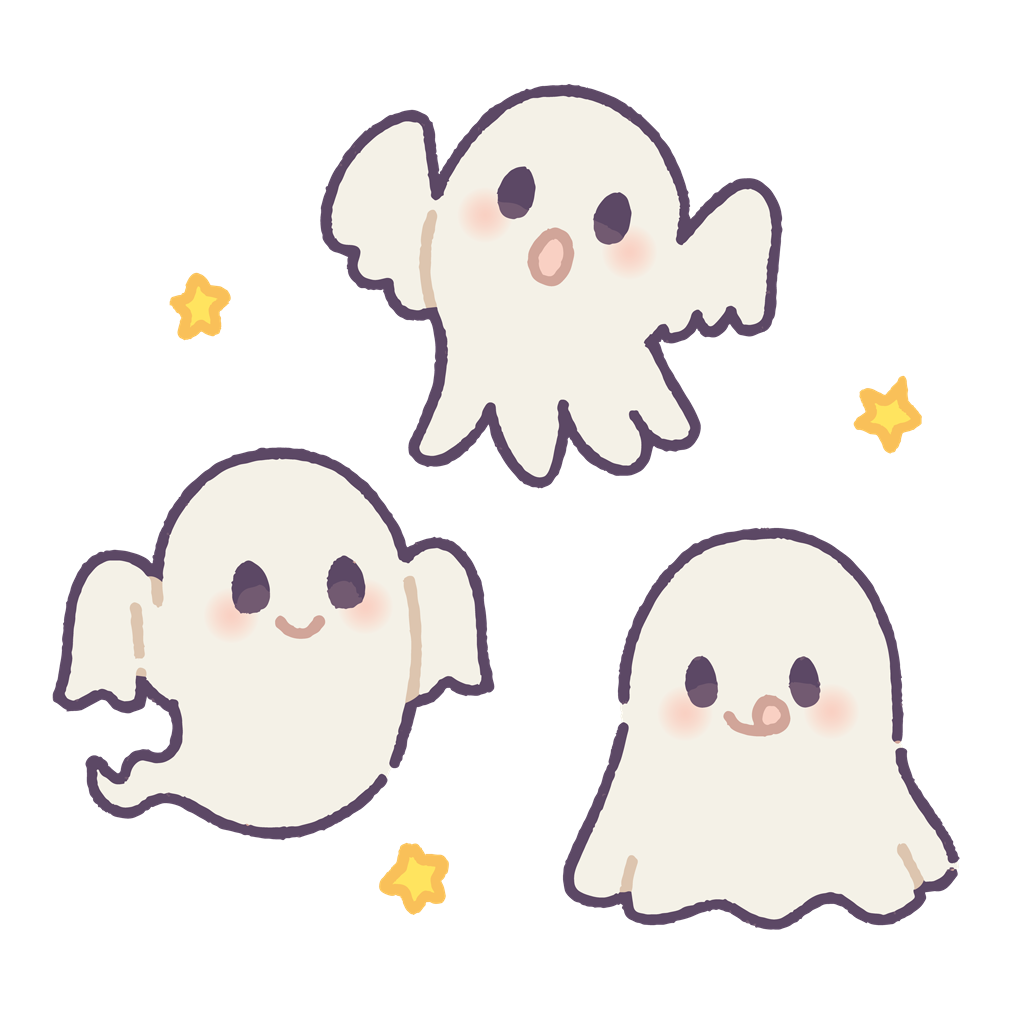 ハロウィンのイラスト おばけ- イラストくん