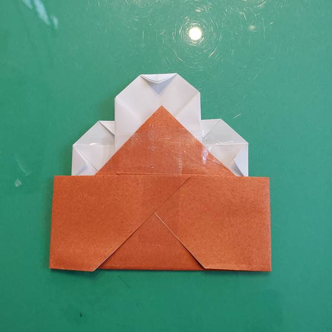 月見団子や台を折り紙で、簡単な平面のお月見飾りの折り方2種類。幼稚園や保育園の製作にも！おりがみっこⅡ