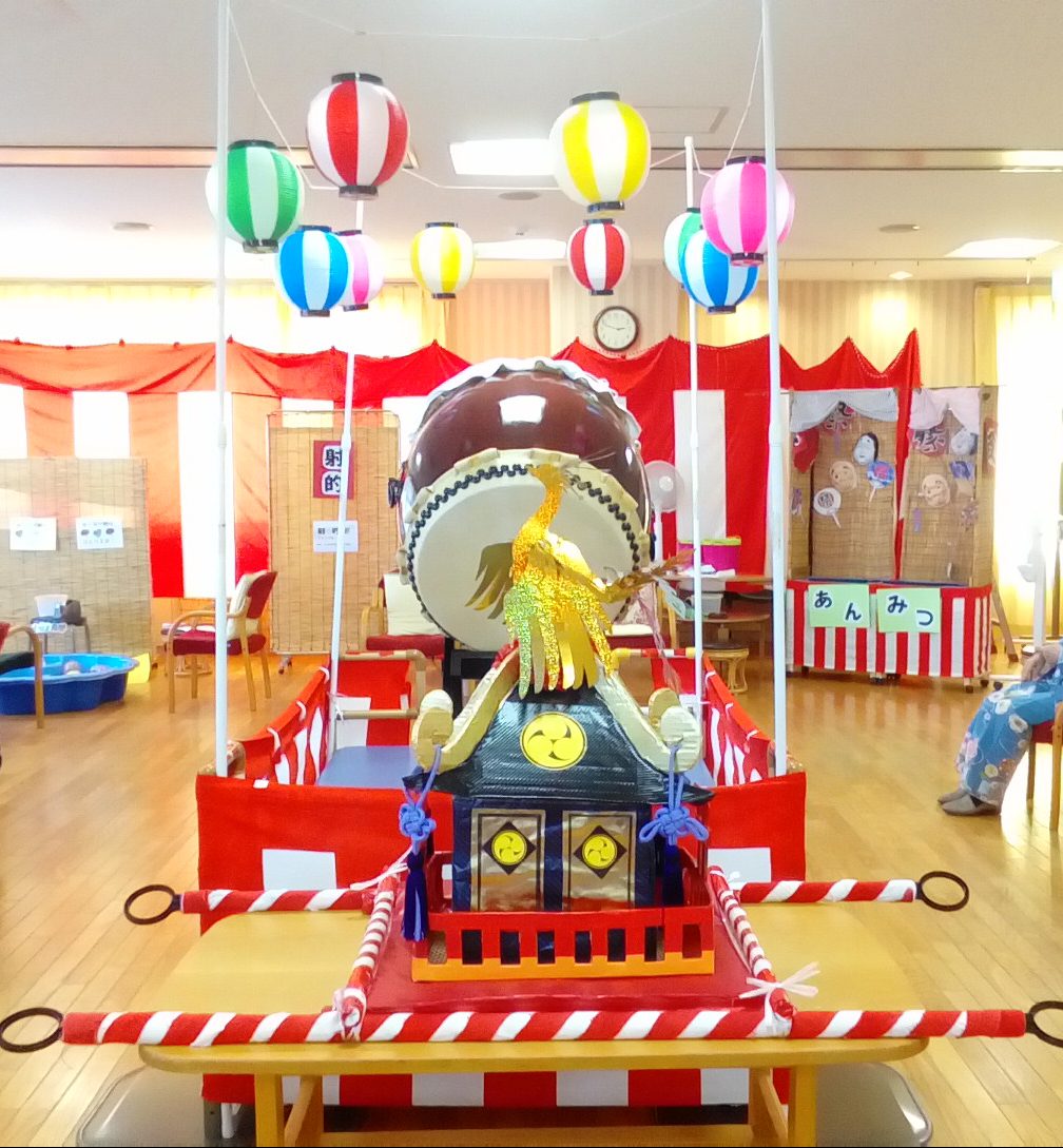 納涼会の行事食こだわりの食事有料老人ホーム ふるさと舞松原 福岡県指定 特定施設 介護付