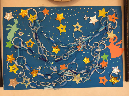 七夕 壁面飾り 七夕の壁面飾りグランマ