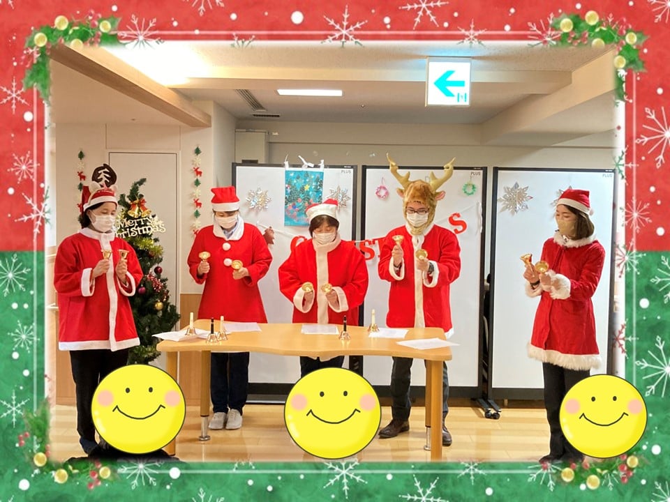 練馬KG デイサービスのクリスマス会 – 社会福祉法人キングス・ガーデン東京公式ホームページ