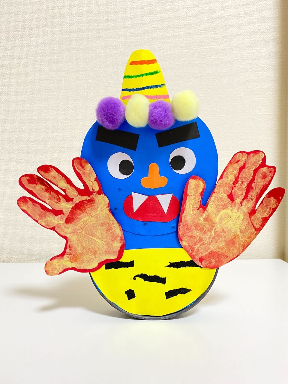 ２月の制作におすすめ♪ 鬼 のお面で楽しい節分を～１歳児向け～幼保就活教えてinfo+