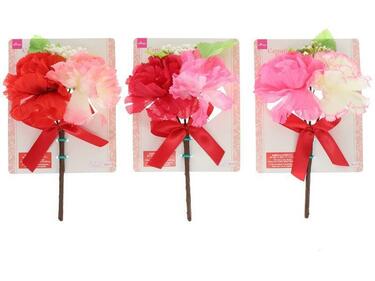 ダイソーのカーネーションで、母の日ラッピング♪プチプラ花コーデ