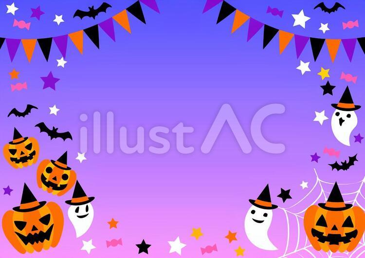 ハロウィン背景イラスト無料イラスト・フリー素材なら「イラストAC」