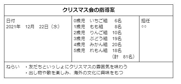 クリスマス会参観のお知らせ＜らいぶ堀川三条＞ « ジュニアスペース・らいぶ