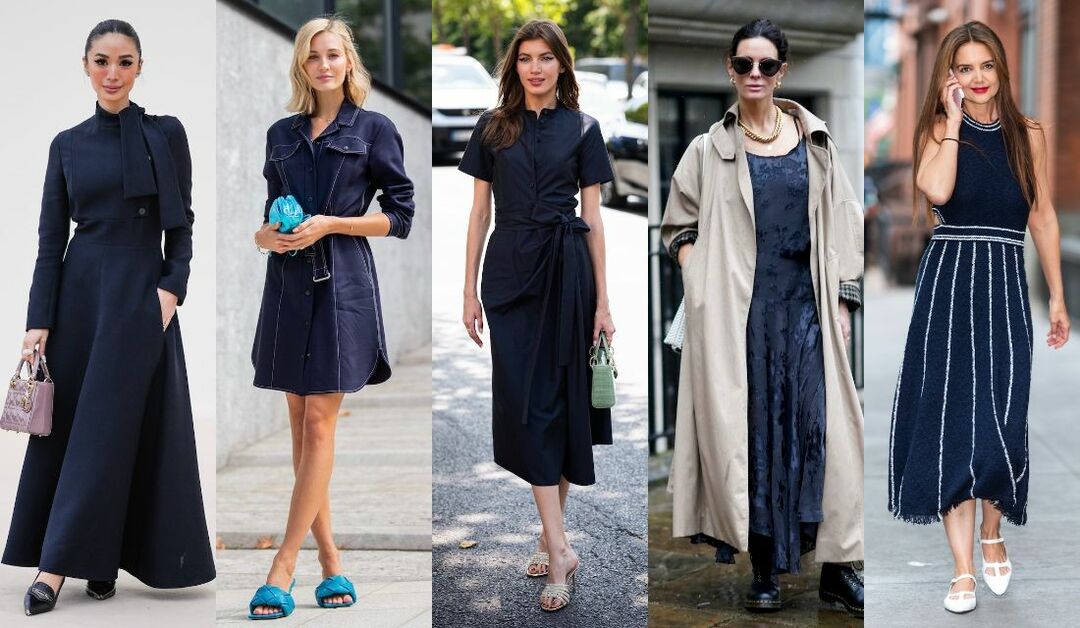 パンプスを使った「ネイビーワンピース」の人気ファッションコーディネート - WEAR