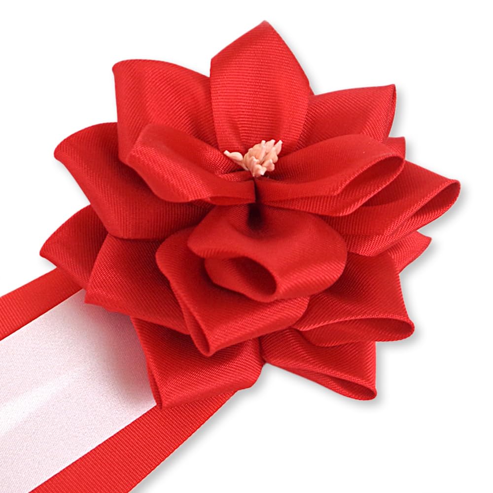 新品 淡水真珠ブローチスワロフスキーリボンコサージュ胸飾り卒業式入学式結婚式用