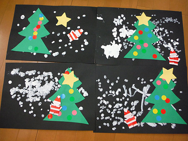 子どもたちのクリスマス制作学校法人鏑木学園 にしはら幼稚園