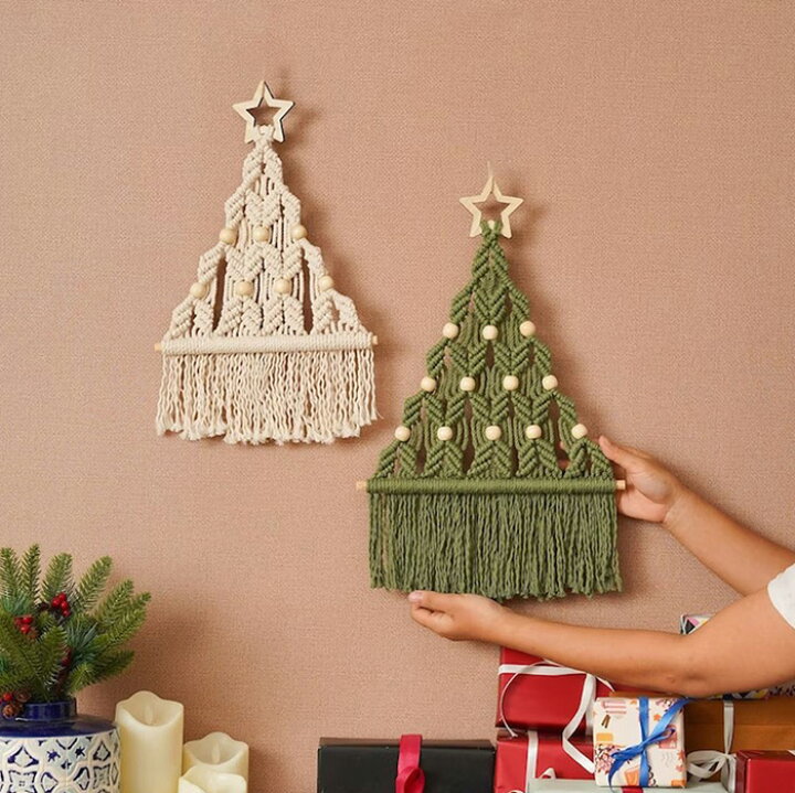 クリスマスツリータペストリー 大 ：福田利之nunocoto fabric