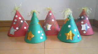 無料型紙 簡単！サンタ帽子の作り方 子ども用・大人用nunocoto fabric