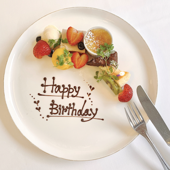 チョコペンパイピングメッセージプレートバースデープレート誕生日カリグラフィーpipingchocolatebirthdaycalligraphy