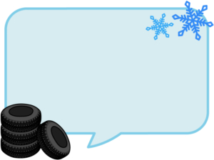 色んな雪だるまのかわいい冬フレームイラスト