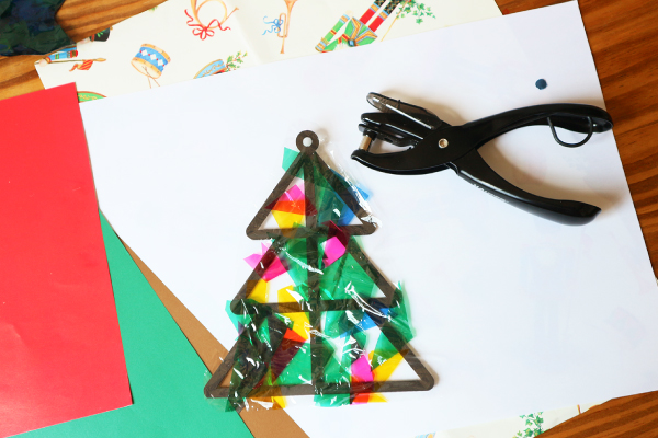 クリスマスツリー ステンドグラスのツリー02140001ステンドグラスの雑貨販売ーWAVE-Gグラス工房 webショップ