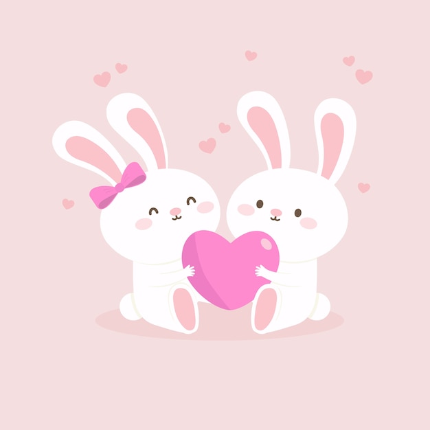 ピンクのハートのバレンタインデータイトルイラスト＜バレンタイン・２月・冬・かわいい・Happy Valentine's Day＞バレンタインデーに使える イラスト素材無料イラスト素材TemplateBox