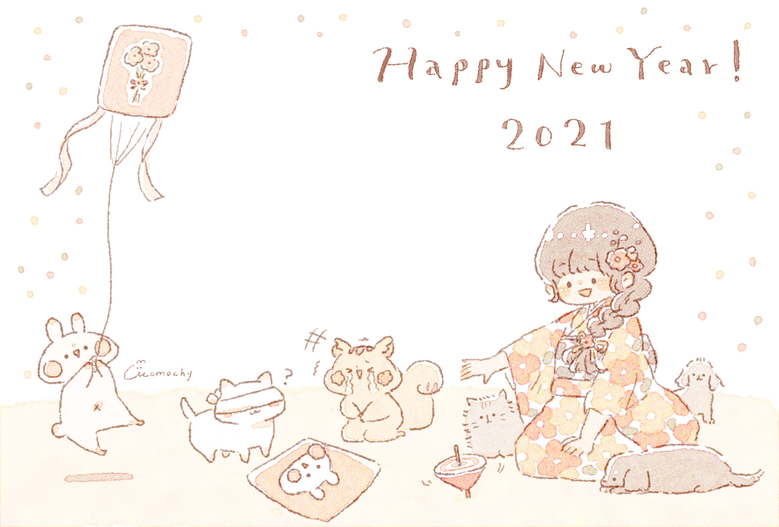 年賀状テンプレート着物の女性 イラスト素材368401- フォトライブラリ